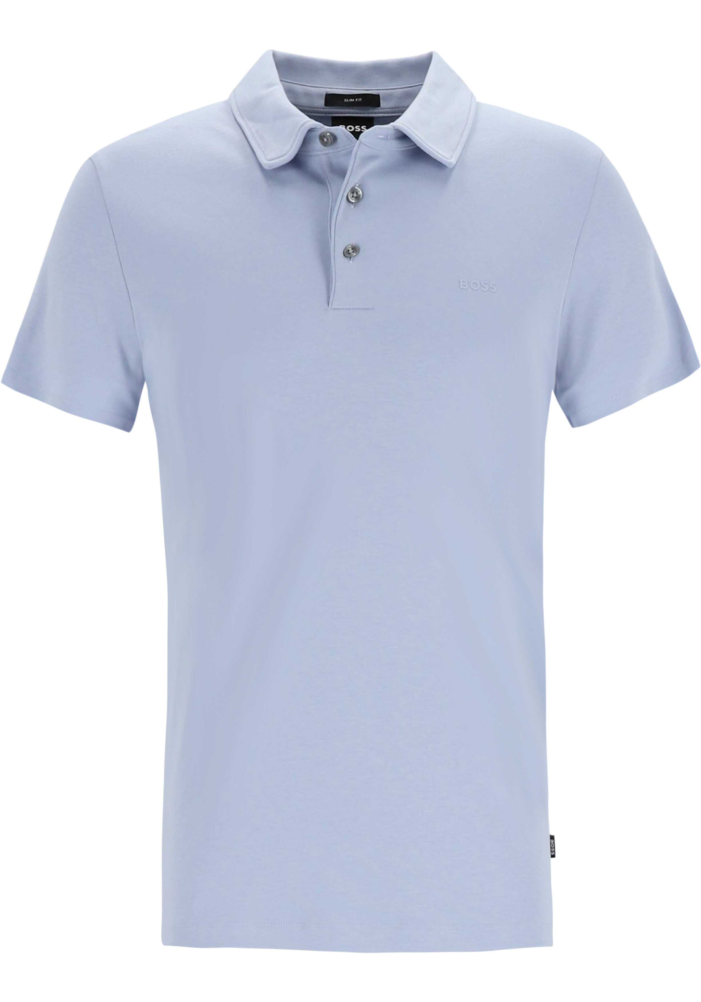 BOSS Palosh slim fit heren polo, pique, lila